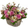 floral arrangement in a basket. Belarus