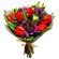 Bouquet of tulips and alstroemerias. Belarus